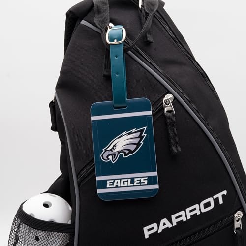 Philadelphia Eagles Golf Bag Tag - Two Piece Set with ID Window