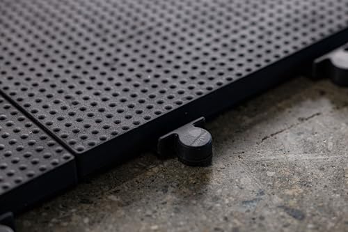 Interlocking Floor Tile Edge & Corner Trim - 10 Edges & 4 Corners