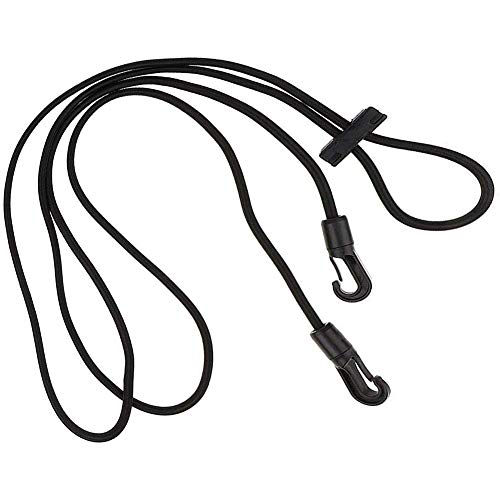 Saycker 3m Elastic Horse Neck Stretcher Reins Adjustable Training Rope Black