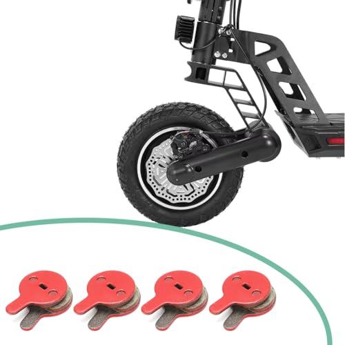 Semi-Metal Bicycle Brake Pads - Low Noise for BB5/M446 - 4 Pairs