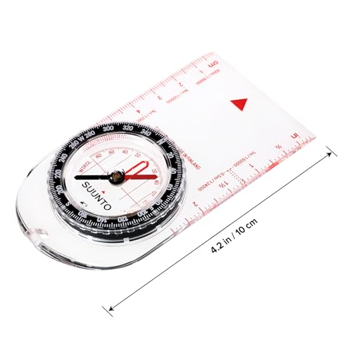 A-10 Compass - Compact Recreational Hiking Compass, Metric & Imperial