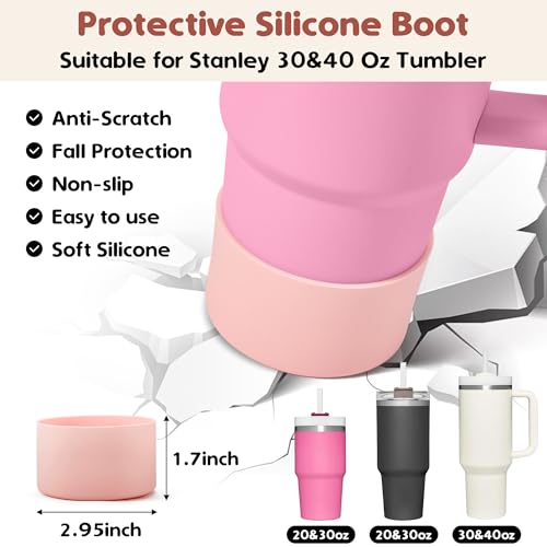 Stanley Cup Accessories Set - Cherry Blossom | Straw Covers, Boot, Stoppers