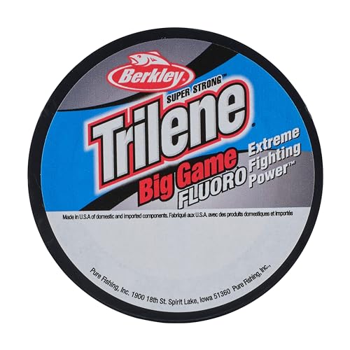 8lb 350yd Clear Fluorocarbon Fishing Line - Berkley Big Game