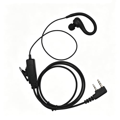 KCTIN 10pcs Walkie Talkie Earpieces Compatible with Baofeng Retevis H-777