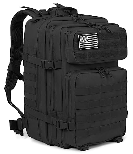 Military Tactical Backpack 45L Molle Assault Pack for Hiking