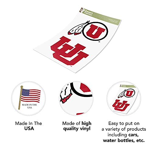 Officially Licensed Utah Utes Sticker Decal - 4 Inch