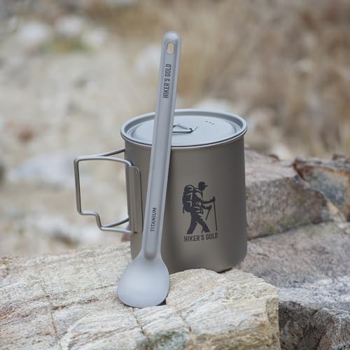 Ultralight Titanium Spoon for Hiking & Camping - 8.5 Inch
