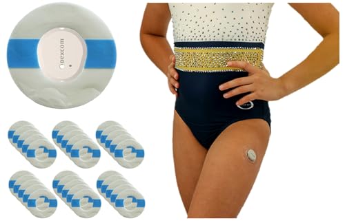 30 Pack Mini Overpatches for Dexcom G7 & Stelo - Waterproof, Breathable