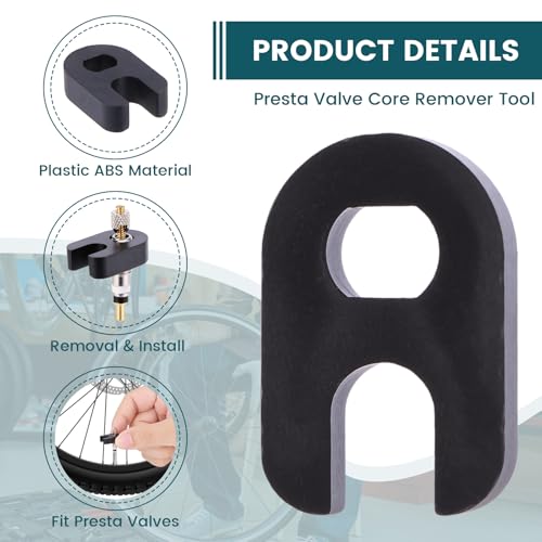 21-Piece Brass Presta Valve Core Set with Remover Tool - Upgrade