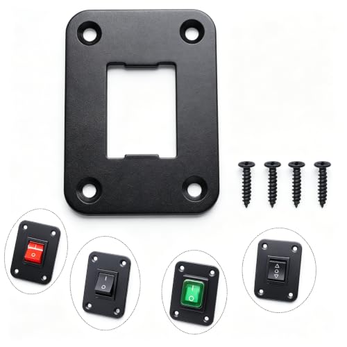 Aluminum Rocker Switch Panel Housing - KCD2/KCD4 - Square