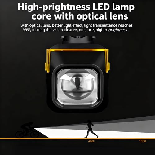 Rechargeable Bike Lights with Fog Light, Remote & Mounts - 1200 Lumens