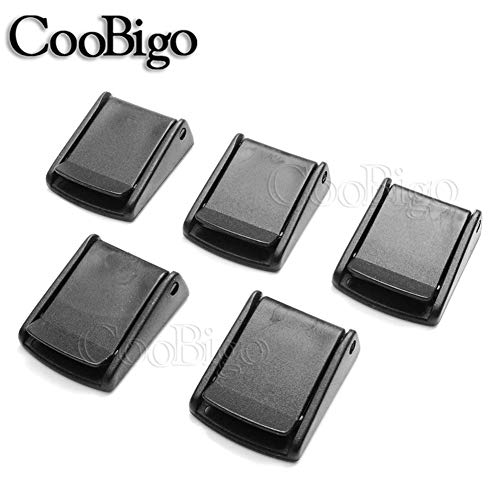 1 Inch Webbing Cam Buckles - 5pcs Plastic Toggle Clips for Straps