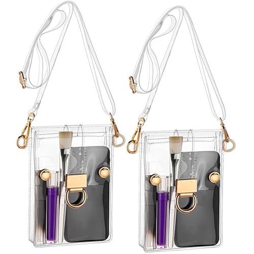 Weewooday Transparent PVC Bag - Stadium Approved Crossbody Bag