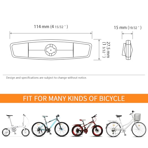 Amber Bicycle Wheel Reflectors - 2pcs Set