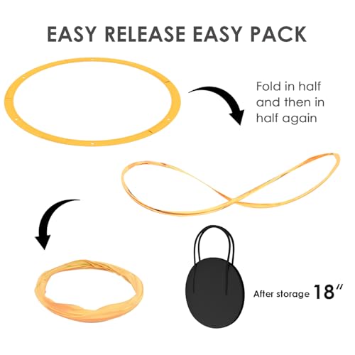 Portable Lacrosse Crease - Regulation Size 18' with Carry Bag