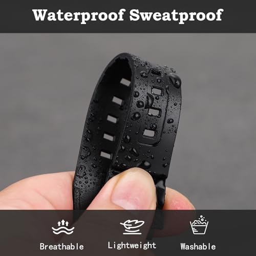 Silicone Replacement Strap for Casio G-Shock Watches - Black/Black Buckle