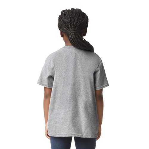 Youth Heavy Cotton T-Shirt 2-Pack - Sport Grey, Small