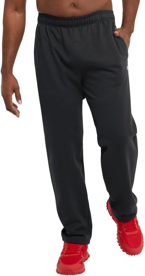 Champion Men's Fleece Sweatpants - Comfortable Open-Bottom Design | Regular & Big Tall Sizes