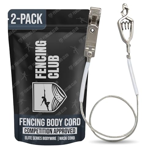 Fencing Mask Cords - Elite Series Competition Approved (2 Pack)
