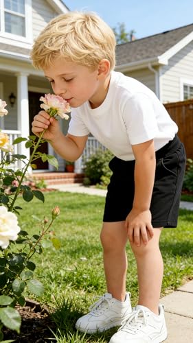 Kids Cotton Summer Shorts for Toddlers - Black, 2-3T