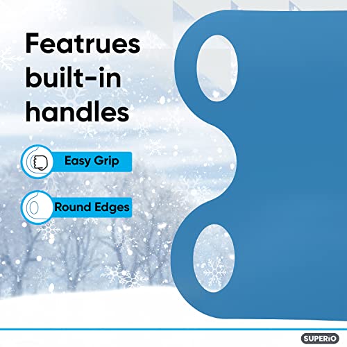 36" Blue Carpet Sled - Lightweight, Portable Snow Slider
