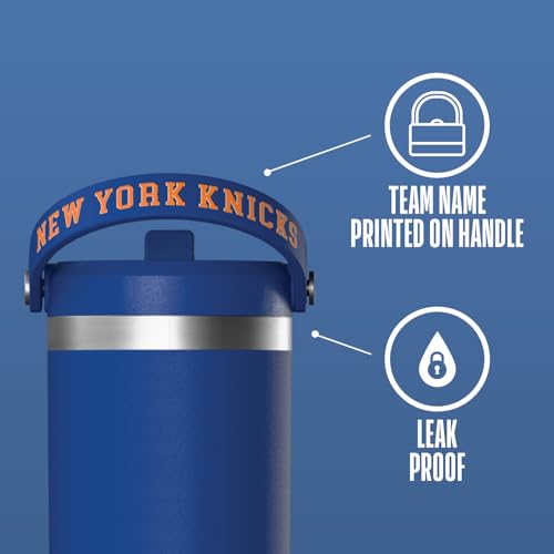 32oz Insulated Travel Tumbler - New York Knicks with Straw Lid