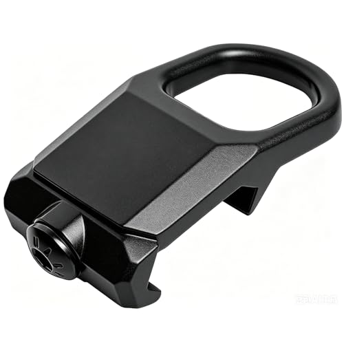 Picatinny Rail Sling Mount - Dual Compatibility, Black