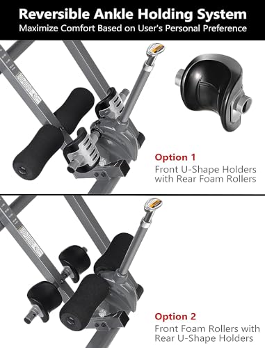 Heavy-Duty Inversion Table with Adjustable Headrest & Ankle Holders