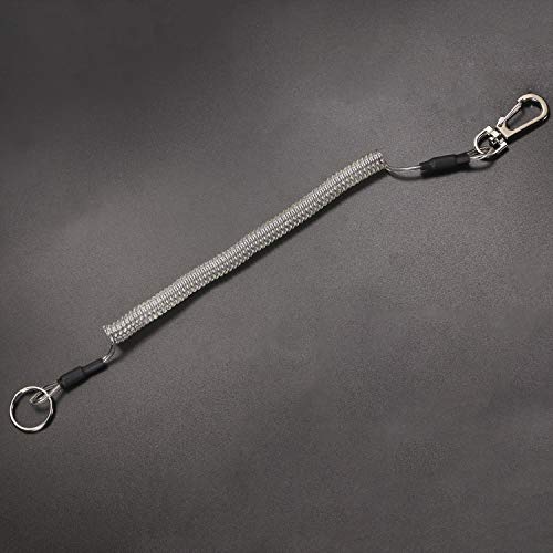 Retractable Fishing Coil Lanyard - Transparent Color