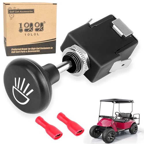 Golf Cart Headlight Push Pull Switch - Universal Fit for Yamaha, EZGO, Club Car