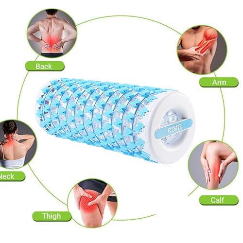 Fitster Blue Collapsible Foam Roller – 13 Inch Portable Exercise & Recovery Tool