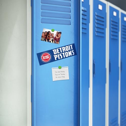 Detroit Pistons NBA Team Spirit Magnet 4x10 Vinyl Decor Badge