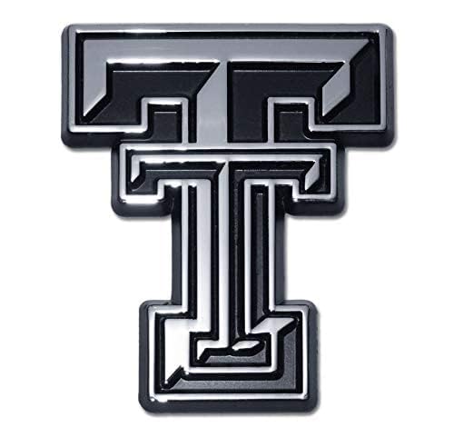 Texas Tech Red Raiders Premium Metal Auto Emblem - Chrome