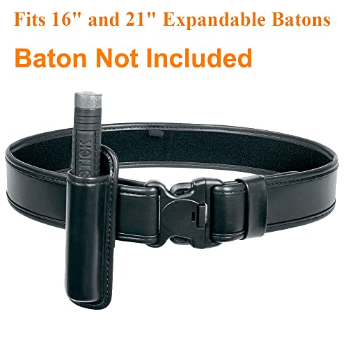 Taftacfr Black Plain Molded Expandable Baton Holder for 16in & 21in Batons