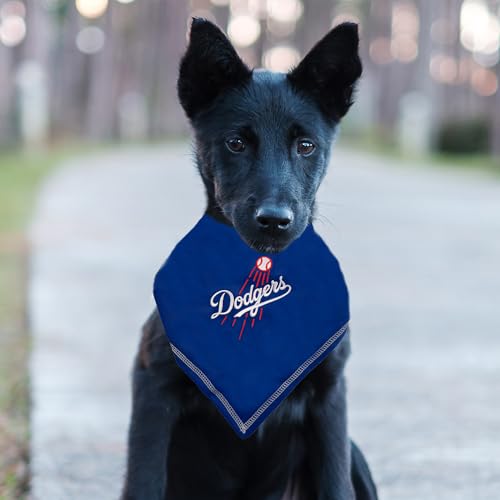 Los Angeles Dodgers Dog Bandana - Small/Medium Tie Scarf