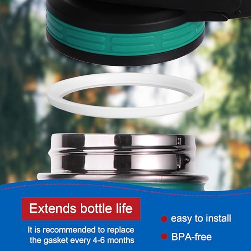 Water Bottle Lid Replacement Gasket for Thermoflask 24/32/40/64oz - 13 Pieces