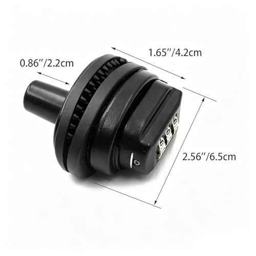 3-Digit Combination Trigger Lock for Firearms - Pure Black