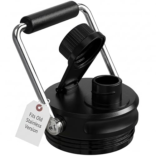 Jmoe USA Replacement Jug Lid Fits RTIC 1 & 0.5 Gallon Stainless Steel (Variation: Stainless Version) BPA-Free