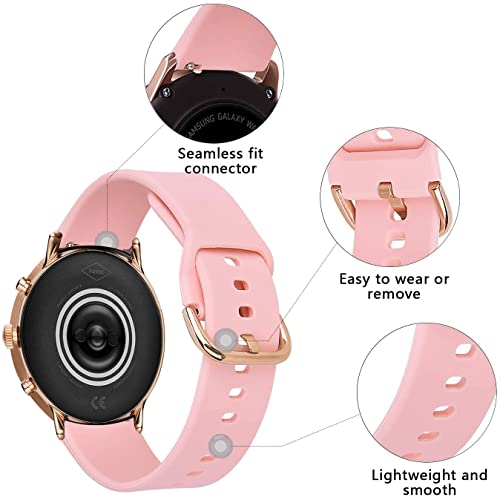 Floral Replacement Band for Fossil Gen 5E Smart Watch - Pink