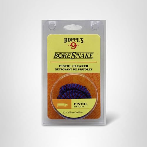 Hoppe's Boresnake .22 Caliber Pistol and Revolver, Clam E/F, Black