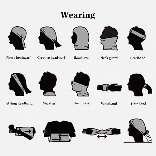Lightweight Knit Cycling Head Cover Ski Mask - One Size, Black