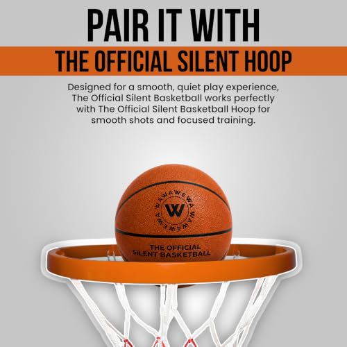 WAWAWEWA Silent Indoor Basketball Mini Size 3 Foam Training Ball 22"