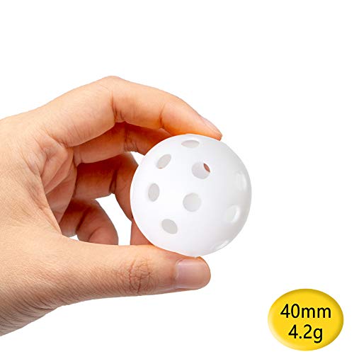 40mm Practice Golf Balls - 12 Pack Colored Training Balls