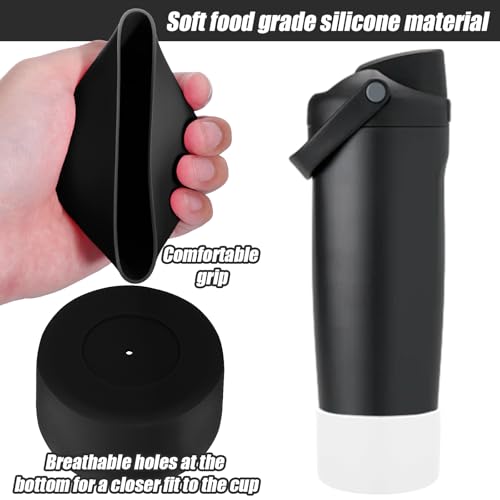 Silicone Protective Boots for Owala Bottles - Black & White
