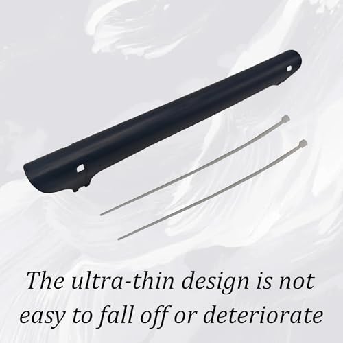 Bike Chainstay Protector - Black, 2pcs with Cable Ties