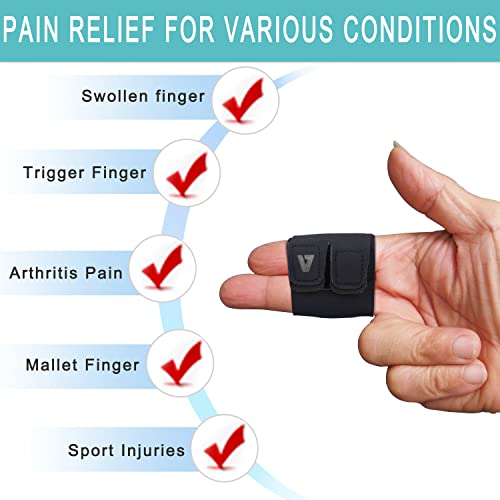 Adjustable Finger Splint Wrap - Medium Buddy for Arthritis & Injury Relief
