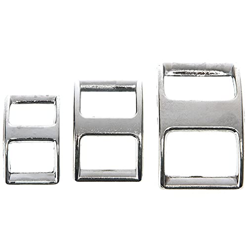 Conway Buckle - Nickel Plated Metal - 1 Inch