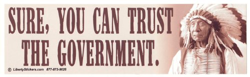 Political Bumper Sticker Decal - Freedom Liberty Message 3" x 10.5"