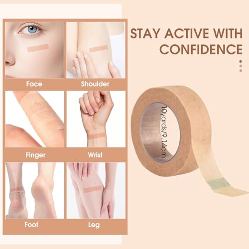 Micropore Medical Tape for Rhinoplasty Recovery - 0.5 in x 10 Yd Beige