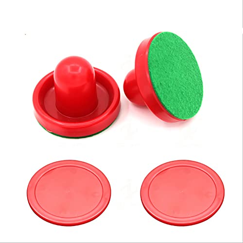 8 Pcs Mini Air Hockey Pushers & Pucks - 60mm Replacement Set